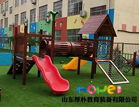 幼兒園兒童玩什么大型玩具？幼兒園木質