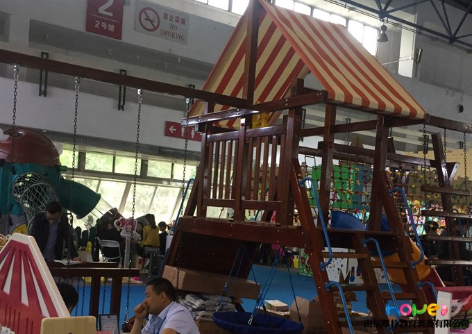 幼兒園實木滑梯 幼兒園戶外大型木質玩具 木質滑滑梯定制