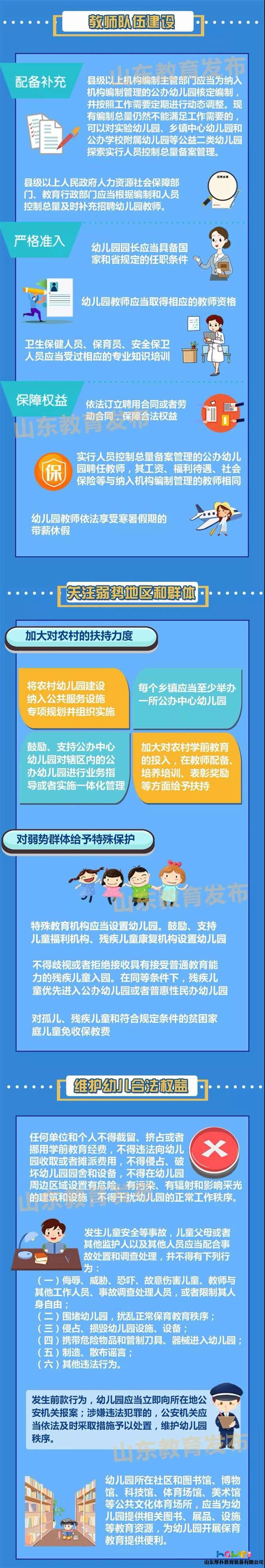 一圖讀懂！《山東省學前教育條例》2020年1月1日起施行